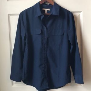 Banana Republic Button Down Blouse - Blue